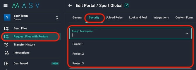 masv-portal-security-assign-teamspace