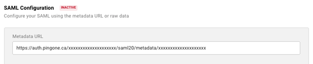 Metadata URL