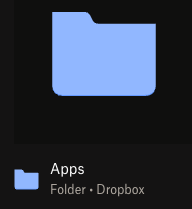 dropbox-apps-folder