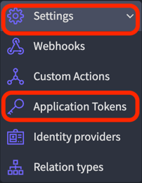 iconik-settings-menu-app-tokens
