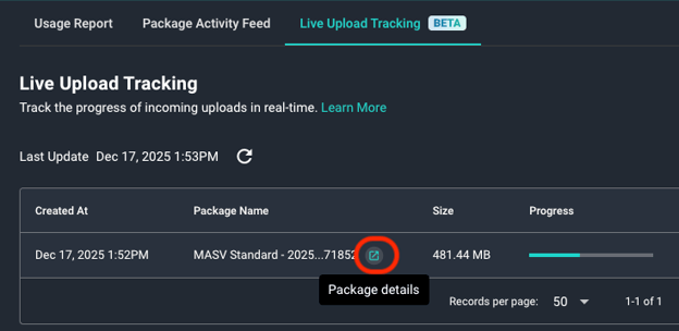 masv-live-upload-tracking-package-details-button