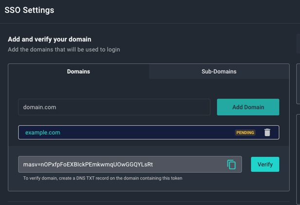 masv-sso-settings-domain-and-token
