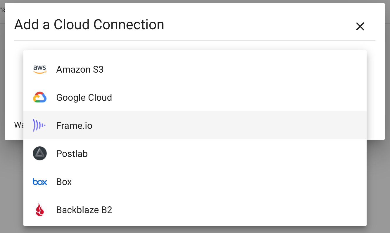 MASV add frame.io integration